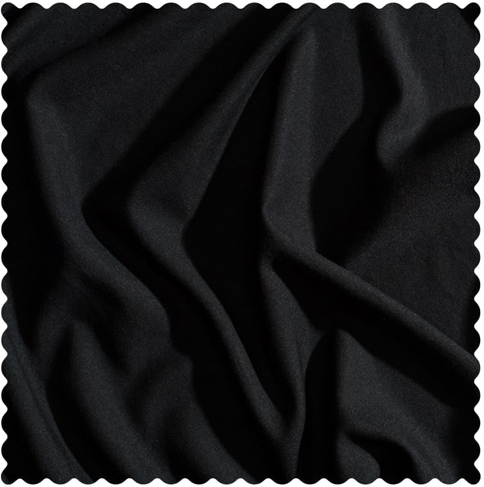 PeachSkinSheets Night Sweats: The Original 1500TC Soft Super Full/XL Full Oversized Comforter Set Midnight Black
